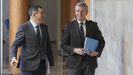 Rom�n Rodr�guez, conselleiro de Ciencia, y el presidente de la Xunta, Alfonso Rueda,�en imagen de archivo.
