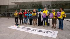 Concentraci�n en los juzgados de Os Ningu�ns