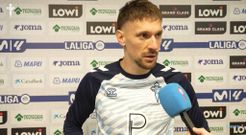 El jugador del Celta Ionut Andrei Radu, tras el partido ante el Getafe en el Coliseum.