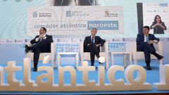 Los presidentes de Asturias, Galicia y Castilla y Le�n, en la cumbre celebrada el viernes