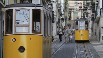 Un funicular de Lisboa, en una imagen de archivo.