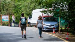 Entrada al parque natural de las Fragas do Eume desde Ombre