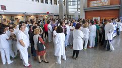 Concentraci�n de trabajadores en el Marcide