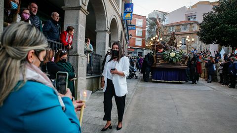 En la Ribeira se vivi uno de los momentos ms especiales de su Semana Santa, la procesin de El Paso.