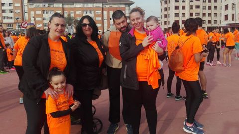 Participantes en Corvera en la carrera Galb�n contra el c�ncer infantil