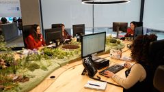 Desde el centro de Cruz Roja de A Corua se coordina el servicio de teleasistencia a personas con  algn grado de dependencia