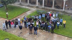 Baltar particip� en una visita al castillo de Monterrei.