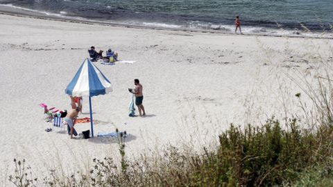 Playa de A Marosa, en Burela