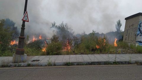 Incendio en La Manjoya, Oviedo