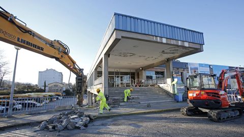 El inicio de las obras de la estaci�n de Pontevedra, en el 2020