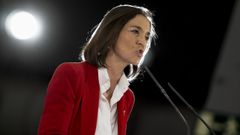 La ministra Reyes Maroto en su presentacin como candidata a la alcalda de Madrid.