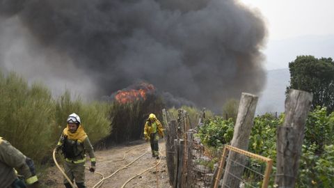 Incendio en Quiroga