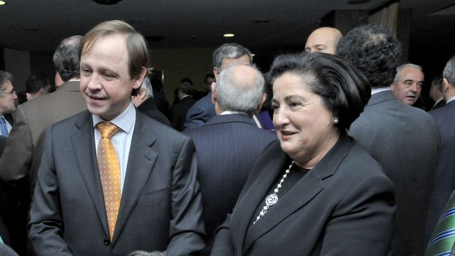 Ruiz Tovar en el homenaje que le ofrecieron en enero del 2011 por su despedida como presidenta de la Audiencia Provincial de Lugo