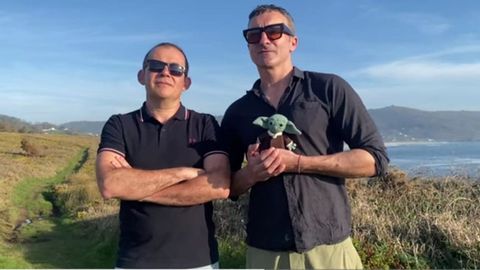 Grampoder, nun fotograma do seu videoclip na costa de Doni�os