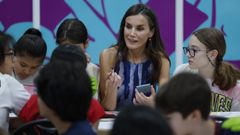 La reina Letizia estuvo en la feria del libro de Madrid