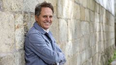 Domingo Villar, fotografado en Compostela en setembro do 2021.