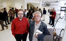 Los protagonistas Baldo Ramos y Pepe C�ccamo, ayer en la sede Bus Station Space. 