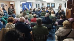Imagen de la reuni�n celebrada en la sede local del partido