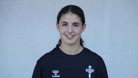 La futbolista cadete de As Celtas Iris Acevedo Blanco (A R�a, 2010).
