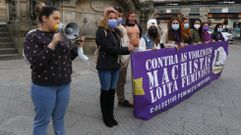 El colectivo feminista de Pontevedra, en una concentraci�n hace unos meses