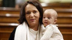 El beb� de Bescansa, el protagonista de la sesi�n