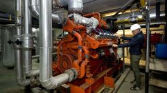 Planta de cogeneraci�n de un club coru��s, en una foto de archivo