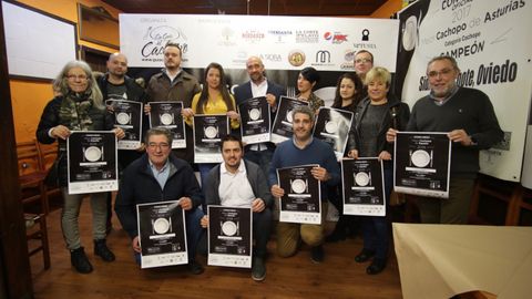 Patrocinadores y jurados del concurso de la Gu�a del Cachopo