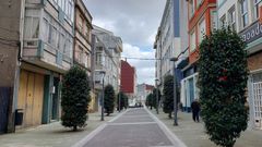 Vista de la calle Basanta Silva, en la que Antonio Vérez tenía su oficina
