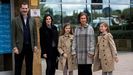 La familia real al completo visita a Juan Carlos I
