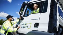 Cami�n de la empresa de recogida de residuos PreZero.