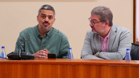 Los diputados Daniel Pérez y Óscar Insua