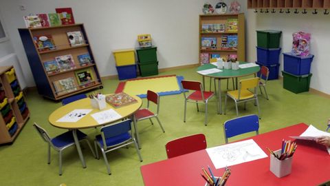 Imagen de archivo de las instalaciones del centro c�vico de A Cu�a, donde�se lleg� a anunciar la suspensi�n�del servicio de conciliaci�n.