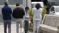 En este lugar de la Plaza Mayor de Salceda muri� apu�alado el joven de 24 a�os de Salceda 