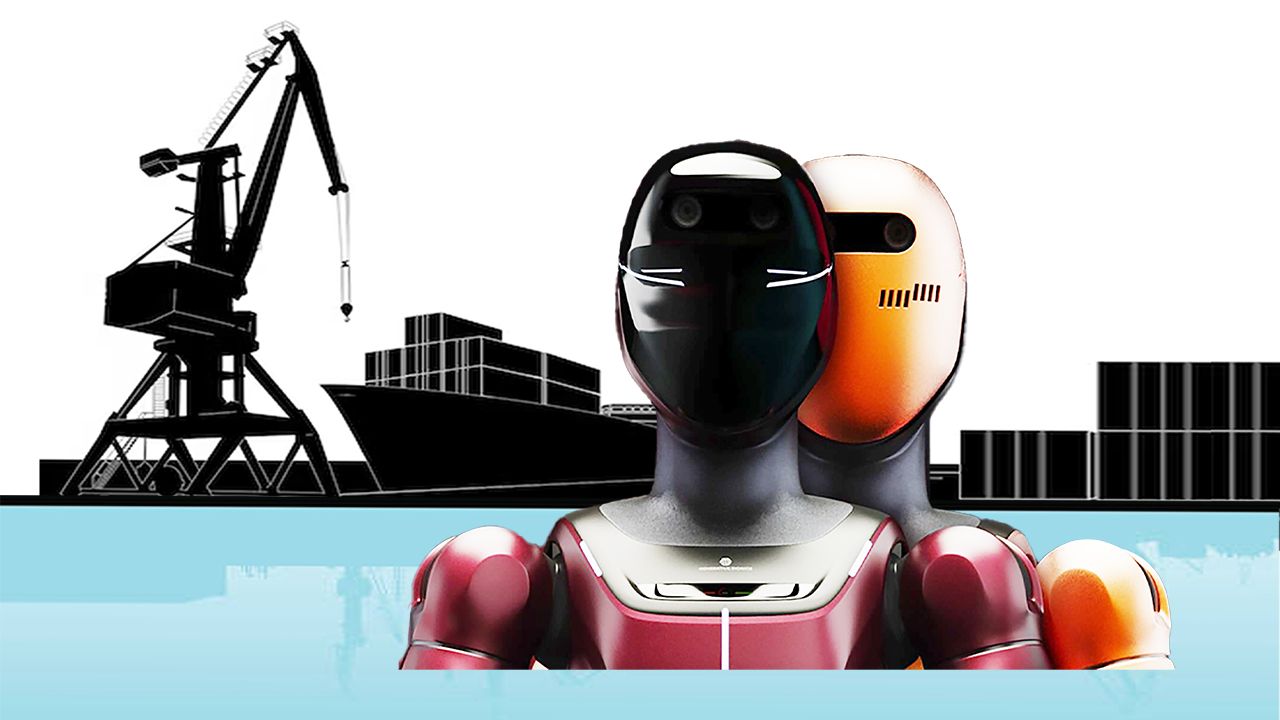 Un robot humanoide listo para suplir la mano de obra en los astilleros