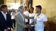 Feijoo recibe a los deportistas gallegos en Ro