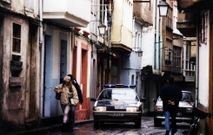 La Polic�a Local vigilaba Ferrol Vello en enero del 1996