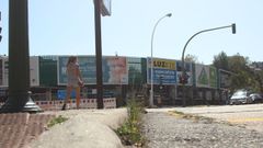 Hierbajos en las aceras de A Coru�a