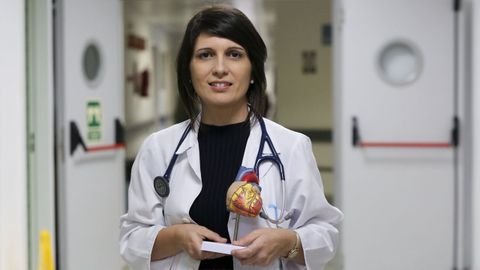 Raquel Marzoa es la responsable del servicio de Cardiologa del CHUF