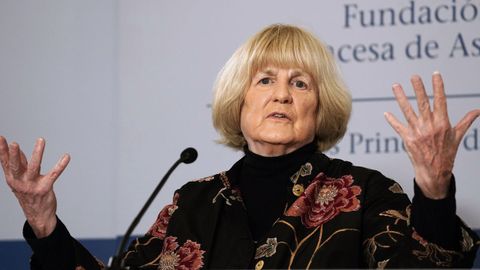 La genetista estadounidense Mary-Claire King ofrece este martes una rueda de prensa en Oviedo antes de recoger este viernes el Premio Princesa de Asturias de Investigaci�n Cient�fica y T�cnica 2025