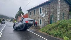 El accidente se produjo en el lugar de Bieiteiro