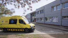 La escuela de Gerona en la que tuvo lugar el accidente