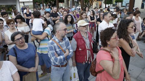 Manifestaci�n en Ribeira contra el auto que deja en libertad a los miembros de La Manada