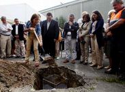 La primera piedra del edificio se coloc� en julio del 2011.