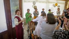 As� foi a festa de xubilaci�n de Josefa Magallanes