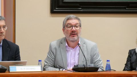 El portavoz de Administraci�n Local del BNG en el Parlamento, �scar Insua.