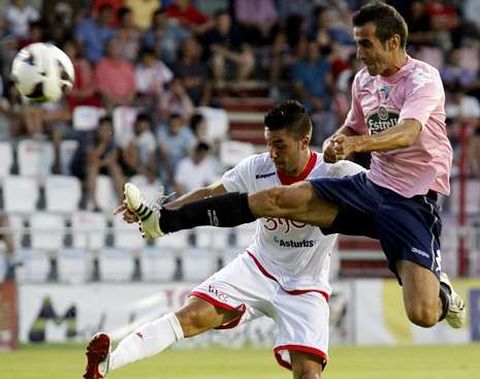 El Lugo cay� derrotado anteayer contra el Sporting.