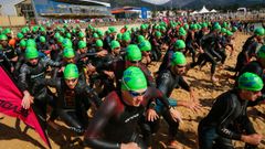 As� se vivi� el Gran Premio Triatl�n de A Pobra