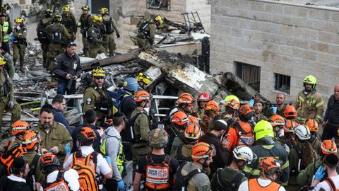 Ataque de Ir�n sobre la localidad israel� de Beit Shemesh, con varios muertos