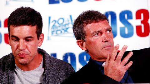 Mario Casas y Antonio Banderas presentan Los 33 en Chile