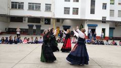 Acto en el colegio Jorge Juan 